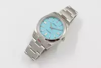 Swiss Rolex Oyster Perpetual Light Blue Dial Stainless Steel Case And Bracelet Rol20793
