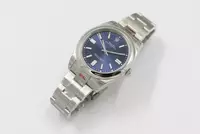 Swiss Rolex Oyster Perpetual Blue Dial Stainless Steel Case And Bracelet Rol20796