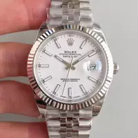 Swiss Rolex Datejust Stick Markers With White Dial Rol20811