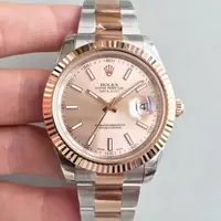 Swiss Rolex Datejust Two Tone Stick Markers Rol20825