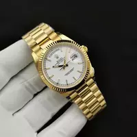 Rolex Day Date Stick Markers With White Dial Rol20843