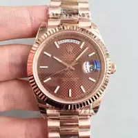 Rolex Day Date Stick Markers With Brown Dial Rol20847