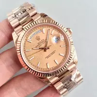 Rolex Day Date Stick Markers With Gold Dial Rol20848