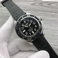 Swiss Breitling Superocean 42 Abyss White Accents Rubber Bracelet Bre20873