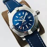 Swiss Breitling Chronomat Blue Dial With Nylon Strap Bre20879