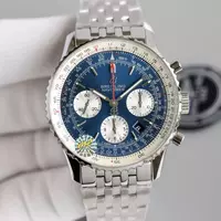 Swiss Breitling Navitimer Blue Dial Stainless Steel Bracelet Bre20881