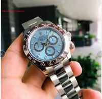 Swiss Rolex Daytona Ice Blue Dial Brown Bezel Stainless Steel Bracelet Rol20781