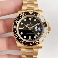 Swiss Rolex Gmt Master Ii Black Ceramic Tachymeter Black Dial Rol20786
