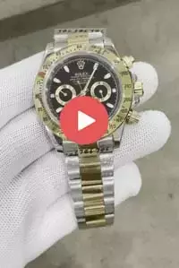 Rolex Daytona Automatic Movement Two Tone With Black Dial