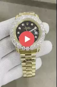 Rolex Datejust Automatic Two Tone With Black Dail