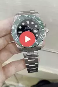 Rolex Submariner Automatic Black Dial With Green Bezel
