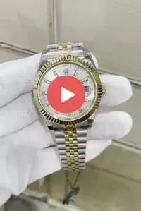 Rolex Datejust Two Tone Silver Dial With Jubilee Band