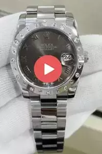 Rolex Datejust Automatic Brown Dial With Silver Band