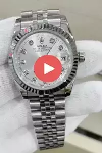 Rolex Datejust Automatic Full Siver With Diamond Markers