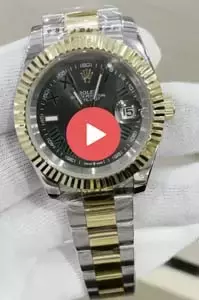 Rolex Datejust Grey Dial With Two Tone Band