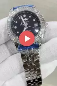 Breitling Certifie Quartz With Mop Pink Dial