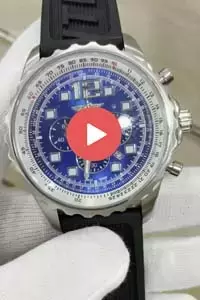 Breitling Navitimer Rubber Strap Blue Dial